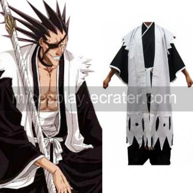 Bleach 11th Division Captain Zaraki Kenpachi Cosplay