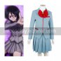 Bleach Kuchiki Rukia School Uniform Halloween Cosplay Costume