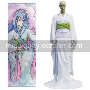 Bleach Rukia Kuchiki's Zanpakuto Sode no Shirayuki Halloween Cosplay Costume