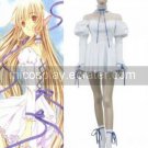 Chii White Pompon Dress Cosplay Costume from Chobits