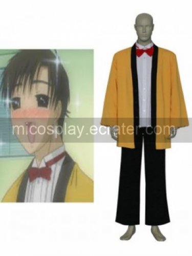 Hideki Yellow Suit Cosplay Costume from Chobits