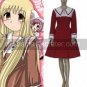 Red and White Chii Dress Cosplay Costume from Chobits
