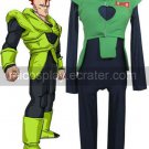 Dragon Ball Andriod Uniform Cloth Combined Leather Cosplay Costume