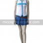Fairy Tail Lucy Heartfilia White and Blue Cosplay Costume