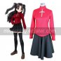 Fate Stay Night Rin Tosaka Cosplay Costume