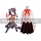 Fatestay night Homurabara Gakuen Girl's Uniform Cosplay Costume
