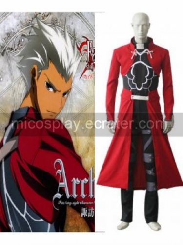 Fate Stay Night Archer Red Cosplay Costume