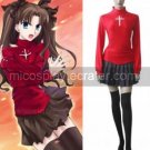 Fate Stay Night Rin Tosaka Cosplay Costume