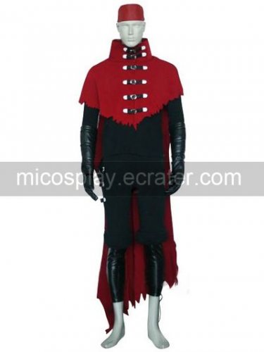 Final Fantasy VII Vincent Valentine Halloween Cosplay Costume