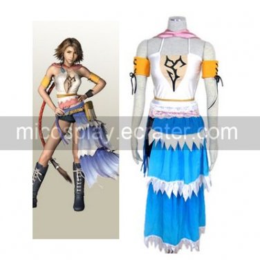 Final Fantasy X-2 Yuna Halloween Cosplay Costume
