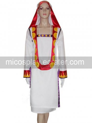 Final Fantasy XII Yuna White Mage Halloween Cosplay Costume
