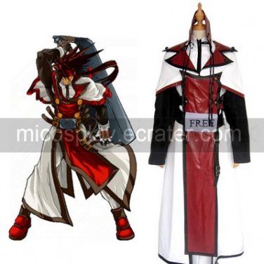 Guilty Gear XX Order Sol Badguy Halloween Cosplay Costume