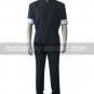 Gundam High Quality Wing Duo Maxwell Black Cosplay Costume