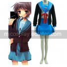 Haruhi Suzumiya Yuki Nagato Cosplay Costume