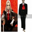 Great Hellsing OVA Sir Integra Black Cosplay Costume