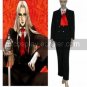 Great Hellsing OVA Sir Integra Black Cosplay Costume