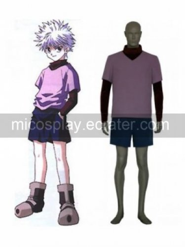 Hunter Hunter High Quality Killua Zaoldyeck Cosplay Costume