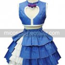 The King of Fighters Athena Asamiya Blue And White Cosplay Costume