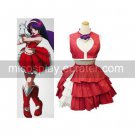 The King of Fighters Athena Asamiya Red And White Cosplay Costume