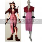 Kingdom Hearts Final Fantasy VII Aerith Halloween Cosplay Costume