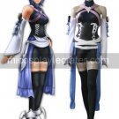 Kingdom Hearts Black And Blue Satin Spandex Leather Cosplay Costume