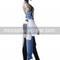 Kingdom Hearts Black And Blue Satin Spandex Leather Cosplay Costume