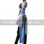 Kingdom Hearts Black And Blue Satin Spandex Leather Cosplay Costume