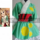 K-ON Kotobuki Tsumugi Lovely Mint Green Kimono Cosplay Costume