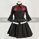 K-ON! Akiyama Mio Black Long Sleeves Shirt and Skirt Uniform Cloth Cosplay Costume