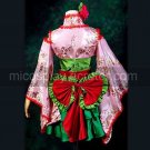 Macross Frontier Ranka Lee Deluxe VER. Cortes Kimono Cosplay Costume
