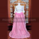 Macross Frontier Ranka Lee Wedding Dress Cosplay Costume