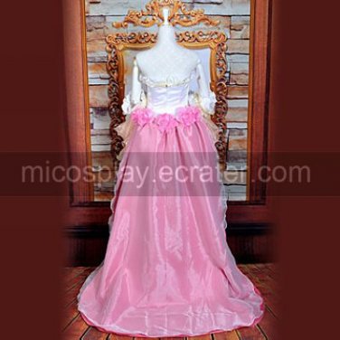 Macross Frontier Ranka Lee Wedding Dress Cosplay Costume