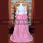 Macross Frontier Ranka Lee Wedding Dress Cosplay Costume