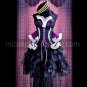 Macross Frontier Sheryl Nome Black Lolita Cosplay Costume