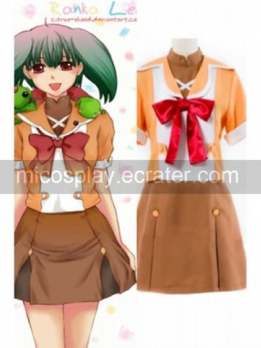 Ranka Lee Lovely School Uniform Cosplay Costume from Macross Frontier