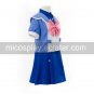 Sheryl Nome Blue and White School Uniform Cosplay Costume from Macross Frontier