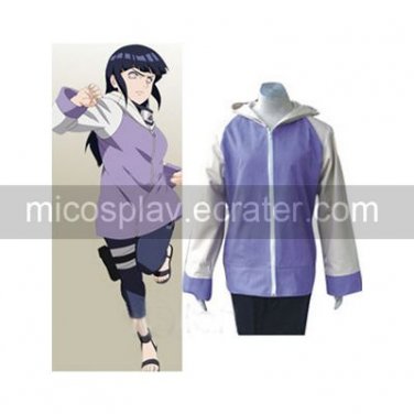 Naruto Hyuga Hinata Jacket Cosplay Costume