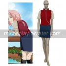 Naruto Shippuden Sakura Haruno Casual Halloween Cosplay Costume
