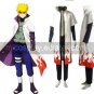 Naruto Yondaime 4th Hokage Cosplay Costume cloak