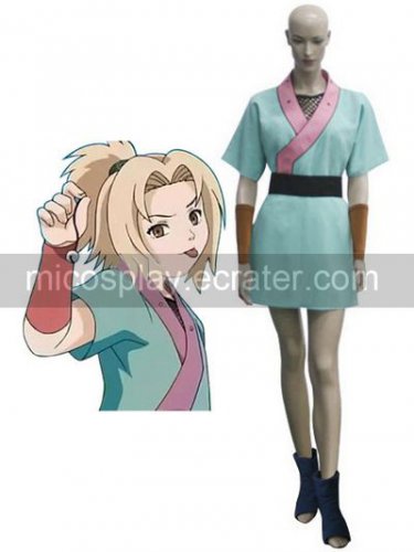 Naruto Young Tsunade Uniform Cloth Cosplay Costume