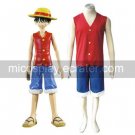 One Piece Luffy Halloween Cosplay Costume 3
