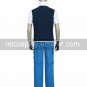 Pok&Atilde;&copy;mon Ash Ketchum Royal Blue And Yellow Cosplay Costume