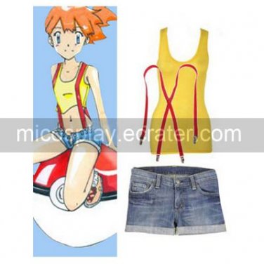 Pok&Atilde;&copy;mon Misty Cosplay Costume