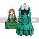 Rozen Maiden Suiseiseki Jade Stern Lolita Halloween Cosplay Costume