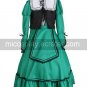 Rozen Maiden Suiseiseki Jade Stern Lolita Halloween Cosplay Costume