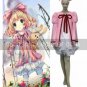 Rozen Maiden Lovely Hinaichigo Strawberry Doll Pink Lolita Cosplay Costume