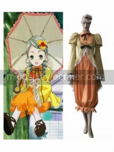 Rozen Maiden Lovely Kanaria Canary Bird Lolita Cosplay Costume