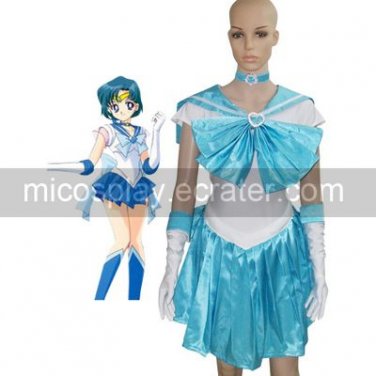 Sailor Moon Sailor Merkury Cosplay Costume