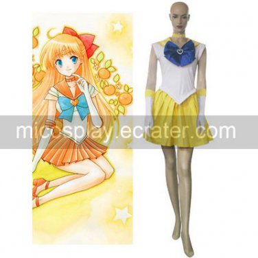 Sailor Moon Sailor Venus Minako Aino Cosplay Costume