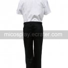 Short Sleeves Red Tie Starry☆Sky Seigatsu Academy Male Summer Uniform Cosplay Costume